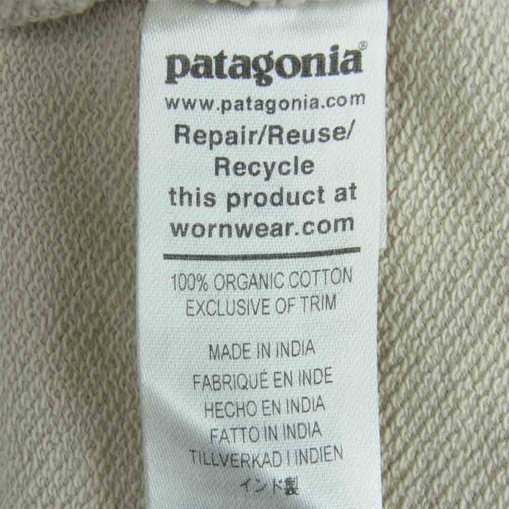 patagonia パタゴニア 21AW 26345 旧タグ Regenerative Organic Cotton Crewneck SweatShirt リジェネラティブ オーガニックコットン クルーネック スウェットシャツ グレイッシュベージュ系 S【中古】