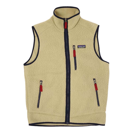 patagonia パタゴニア 17AW 22820 RETRO PILE VEST レトロ パイル フリース ベスト オフホワイト系 S【中古】