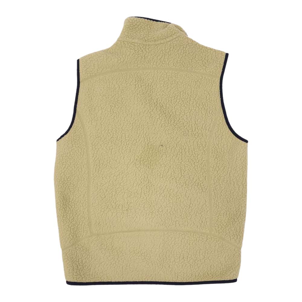 patagonia パタゴニア 17AW 22820 RETRO PILE VEST レトロ パイル フリース ベスト オフホワイト系 S【中古】