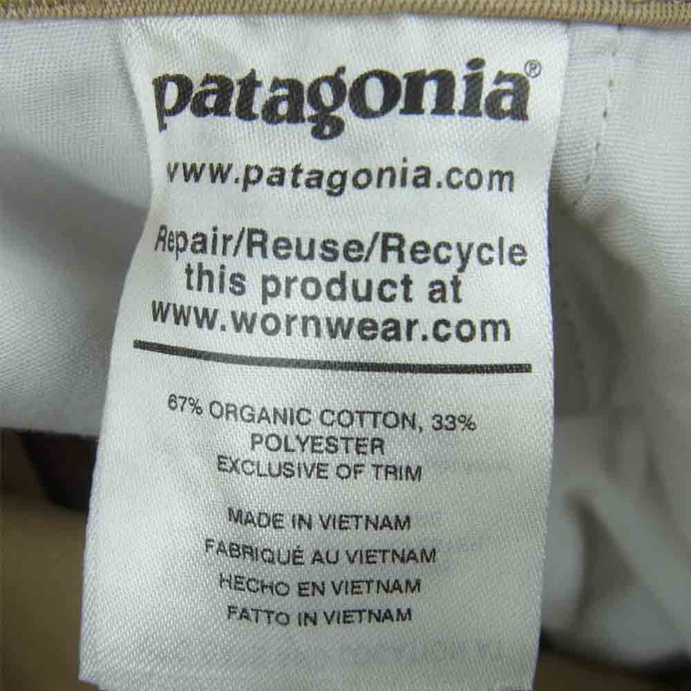 patagonia パタゴニア 20SS 56775 TWILL TRAVELER PANTS ツイル トラベラー パンツ ベトナム製 ベージュ系 S【中古】