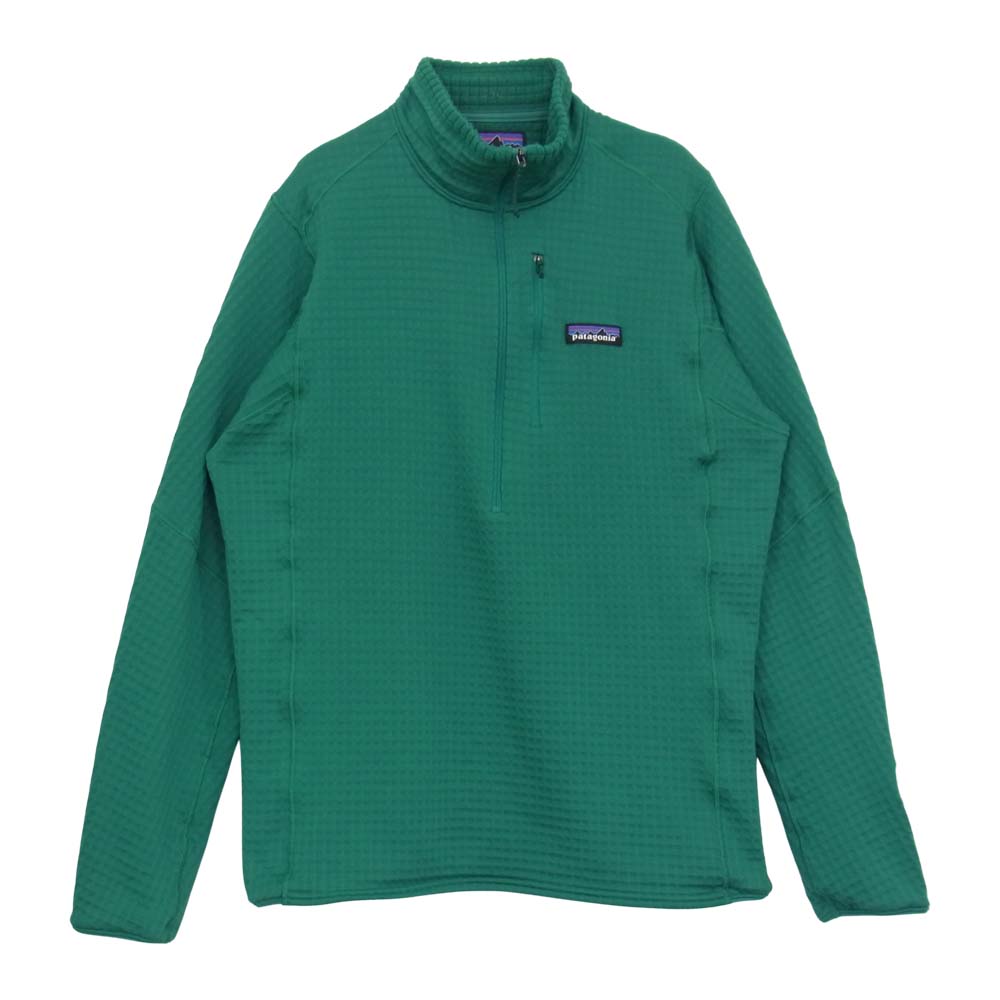 patagonia パタゴニア 40110 R1 プルオーバー ハーフジップ フリース グリーン系 M【中古】