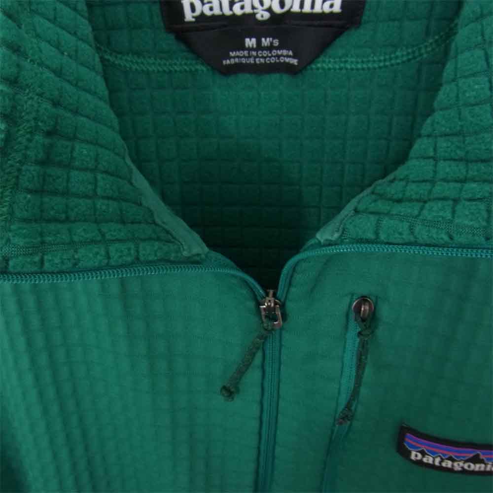 patagonia パタゴニア 40110 R1 プルオーバー ハーフジップ フリース グリーン系 M【中古】