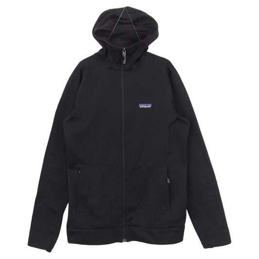 patagonia パタゴニア 17AW 23790 POLARTEC CROSSTREK HOODIE クロストレック フーディ ジップ パーカー ブラック系 S【中古】