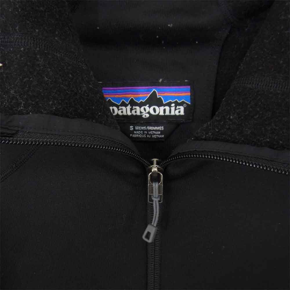 patagonia パタゴニア 17AW 23790 POLARTEC CROSSTREK HOODIE クロストレック フーディ ジップ パーカー ブラック系 S【中古】