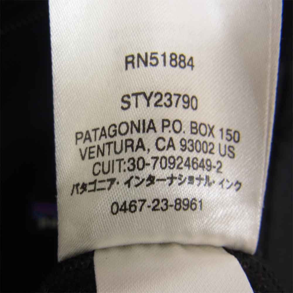 patagonia パタゴニア 17AW 23790 POLARTEC CROSSTREK HOODIE クロストレック フーディ ジップ パーカー ブラック系 S【中古】