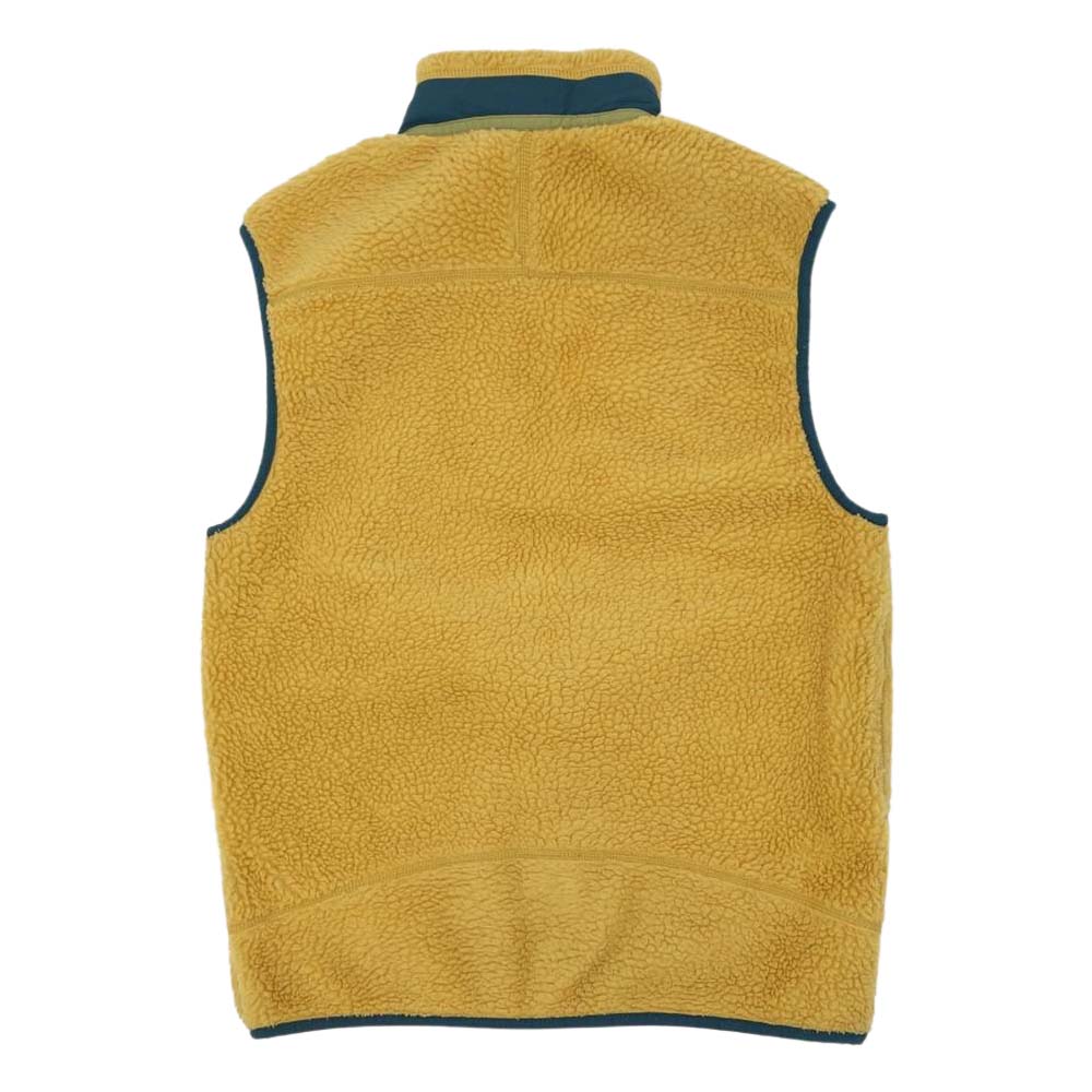 patagonia パタゴニア 13AW 23047 RETRO-X VEST レトロX フリース ベスト イエロー系 S【中古】