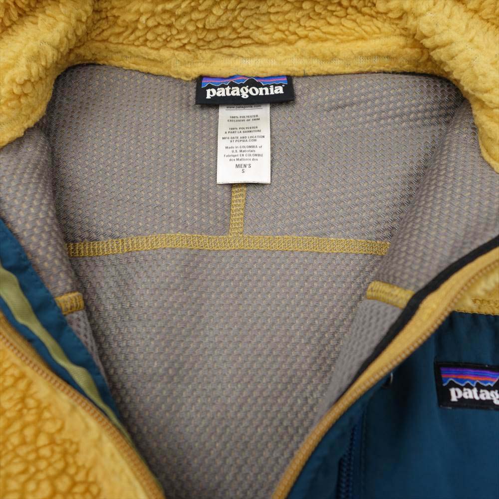 patagonia パタゴニア 13AW 23047 RETRO-X VEST レトロX フリース ベスト イエロー系 S【中古】