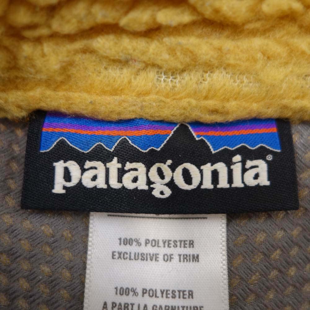 patagonia パタゴニア 13AW 23047 RETRO-X VEST レトロX フリース ベスト イエロー系 S【中古】