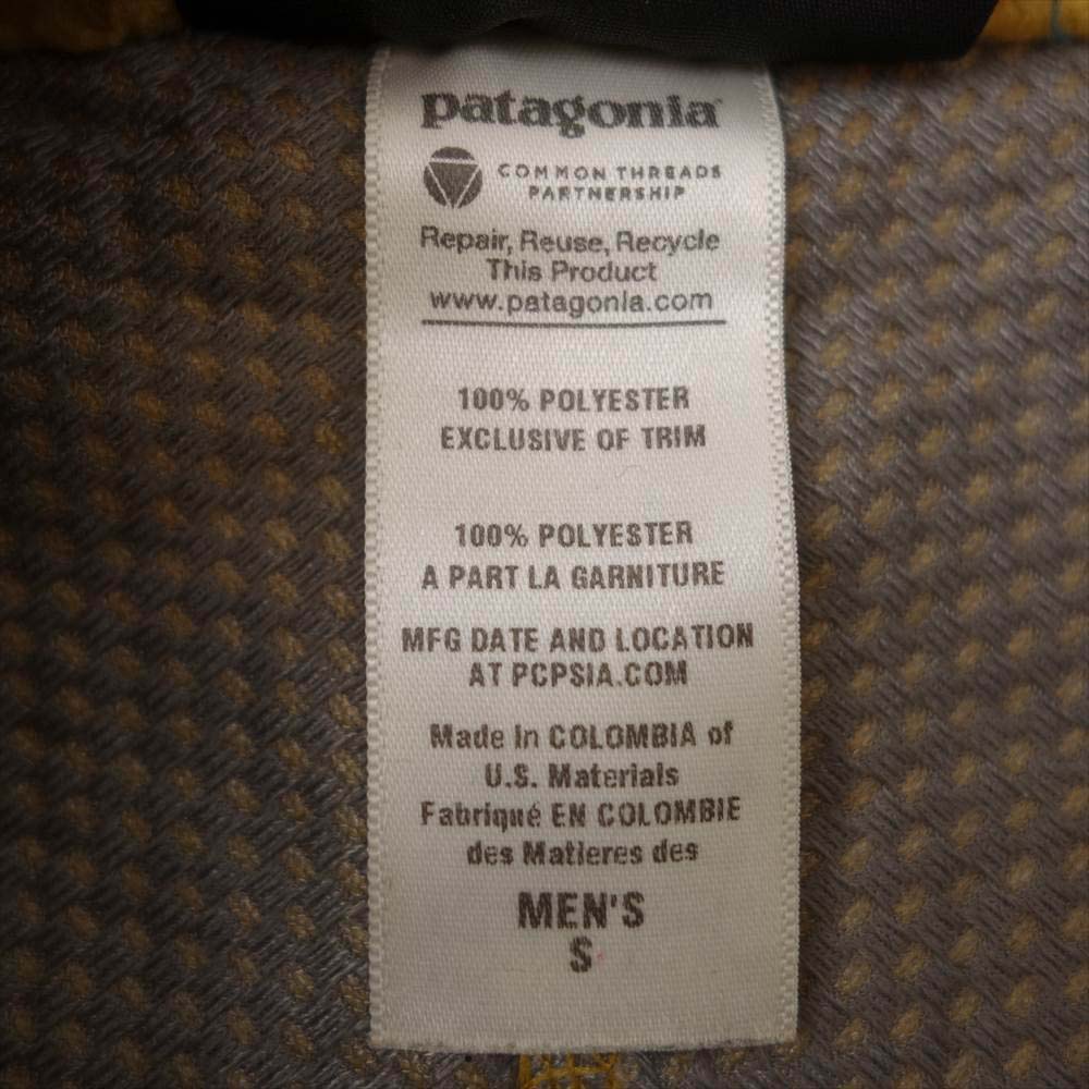 patagonia パタゴニア 13AW 23047 RETRO-X VEST レトロX フリース ベスト イエロー系 S【中古】