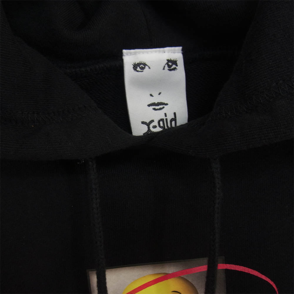 X-girl エックスガール 5183221 × LOONEY TUNES TWEETY SWEAT HOODIE ルーニーテューンズ スウェット フーディ ブラック系 ONE SIZE【新古品】【未使用】【中古】