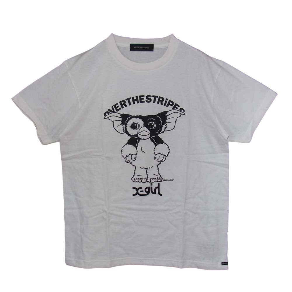 X-girl エックスガール × OVER THE STRIPES オーバーザストライプス 19AW WEB限定 GREMLINS グレムリン ぬいぐるみ Tシャツ セット ブラック系【新古品】【未使用】【中古】