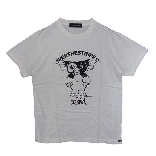 X-girl エックスガール × OVER THE STRIPES オーバーザストライプス 19AW WEB限定 GREMLINS グレムリン ぬいぐるみ Tシャツ セット ブラック系【新古品】【未使用】【中古】