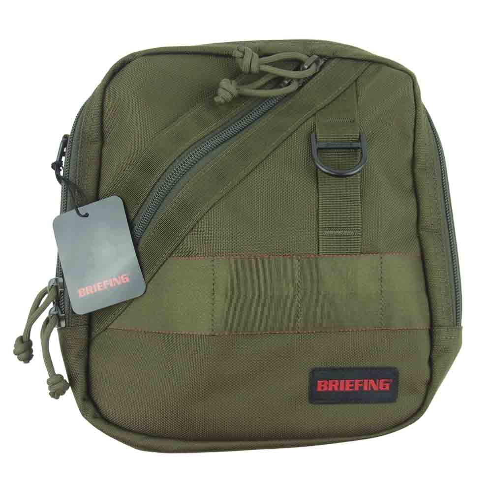 BRIEFING ブリーフィング BRM203L01-068-001 JET TRIP 3RD SHOULDER ショルダー バッグ カーキ系【新古品】【未使用】【中古】