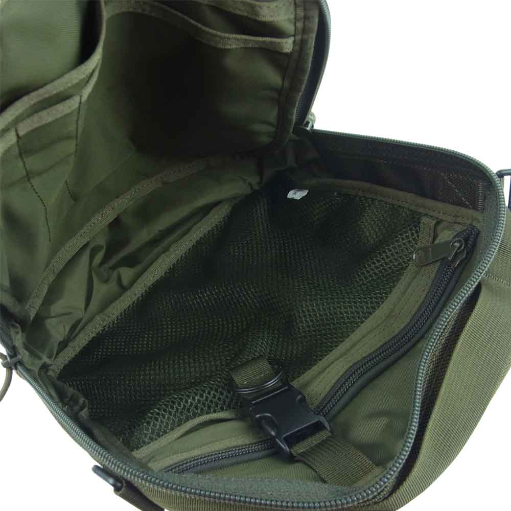 BRIEFING ブリーフィング BRM203L01-068-001 JET TRIP 3RD SHOULDER ショルダー バッグ カーキ系【新古品】【未使用】【中古】