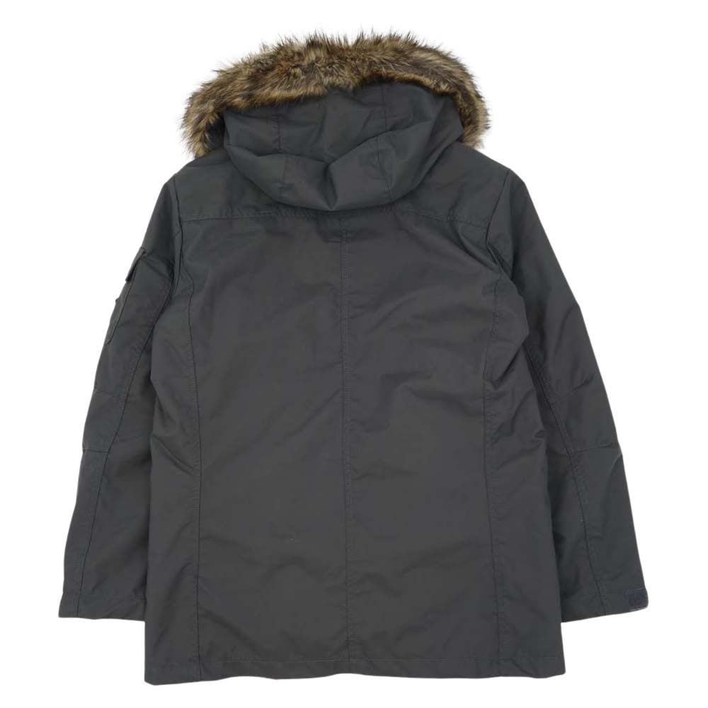 Eddie Bauer エディー・バウアー アラスカン 3 in 1 パーカー ナイロン ジャケット マウンテンジャケット グレー グレー系 S【美品】【中古】