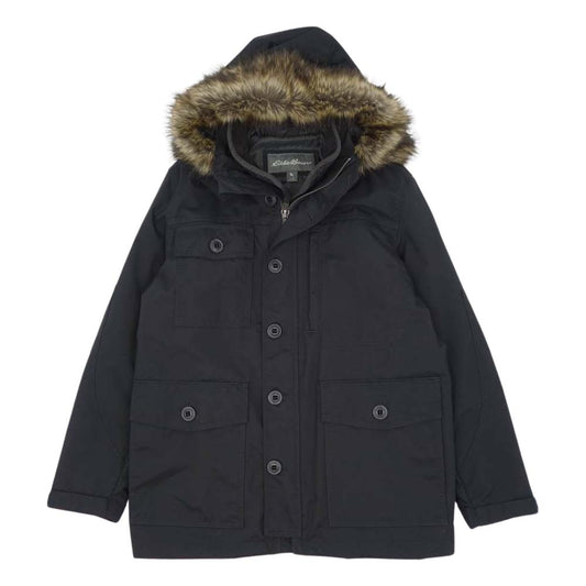 Eddie Bauer エディー・バウアー アラスカン 3 in 1 パーカー ナイロン ジャケット マウンテンジャケット ブラック ブラック系 S【美品】【中古】