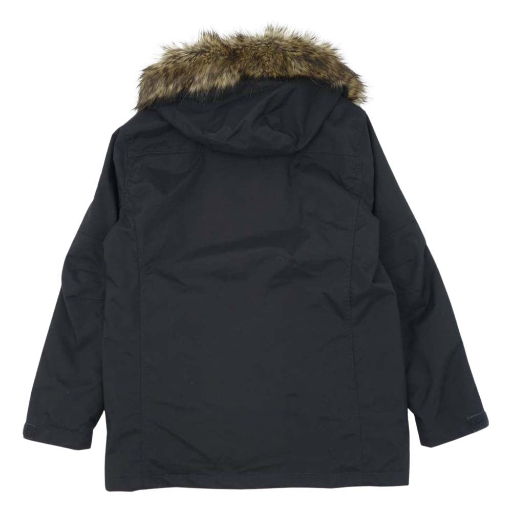 Eddie Bauer エディー・バウアー アラスカン 3 in 1 パーカー ナイロン ジャケット マウンテンジャケット ブラック ブラック系 S【美品】【中古】
