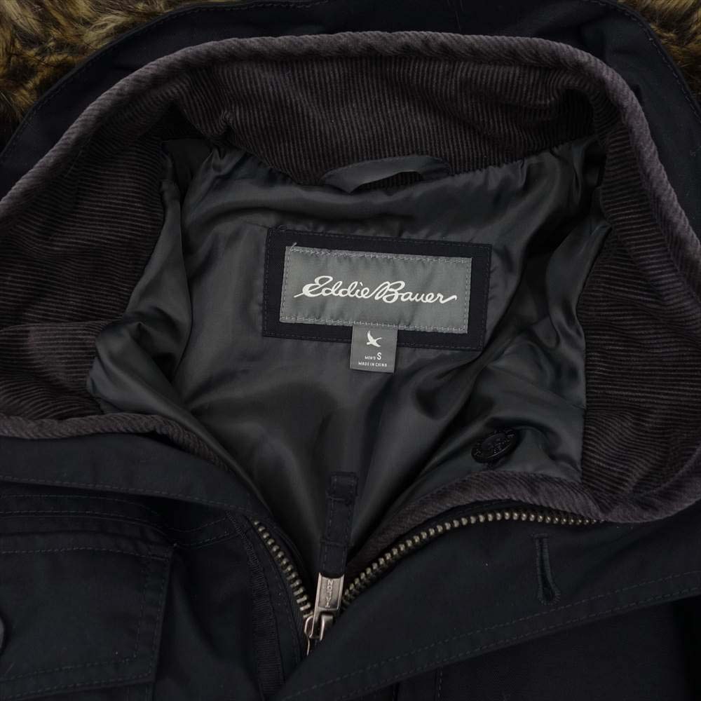 Eddie Bauer エディー・バウアー アラスカン 3 in 1 パーカー ナイロン ジャケット マウンテンジャケット ブラック ブラック系 S【美品】【中古】
