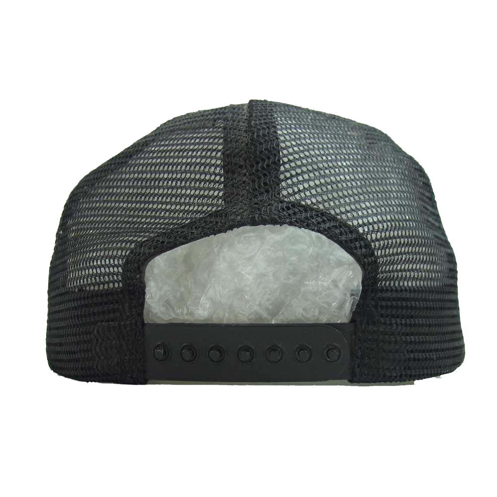 CHROME HEARTS クロムハーツ（原本無） TRUCKER CAP パッチ クロスボール ブラック トラッカー キャップ ブラック系 53-60【中古】