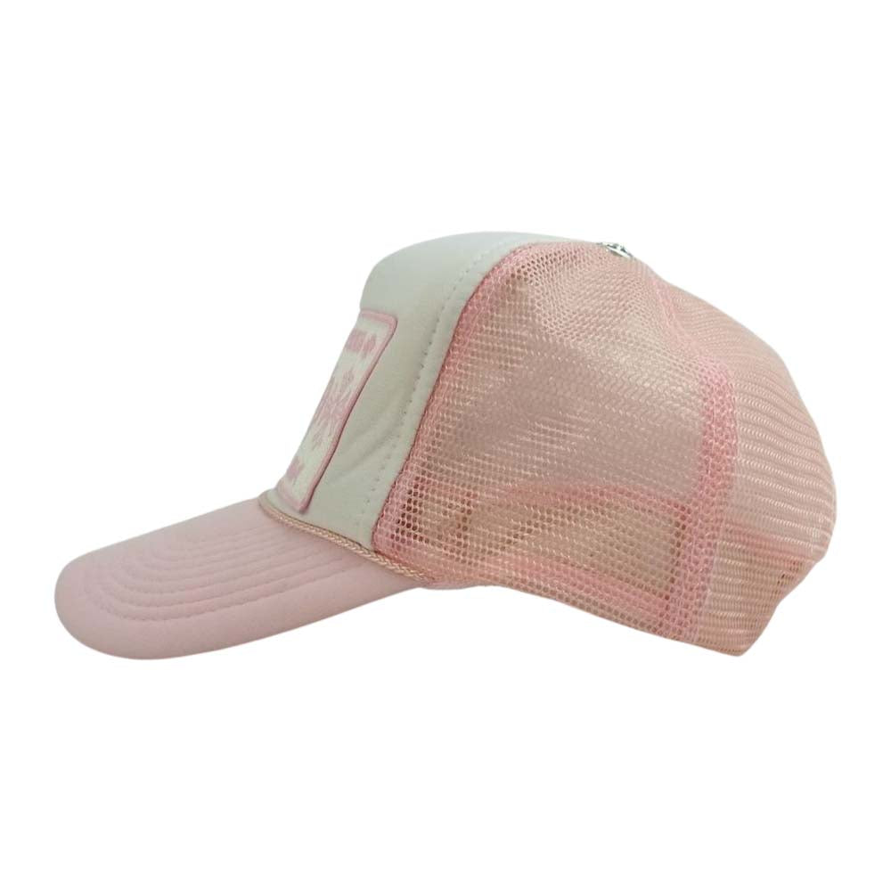 CHROME HEARTS クロムハーツ（原本無） TRUCKER CAP パッチ クロスボール ピンク トラッカー キャップ ピンク系【中古】