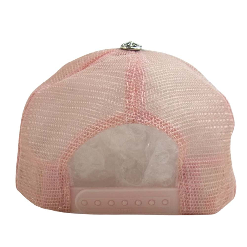 CHROME HEARTS クロムハーツ（原本無） TRUCKER CAP パッチ クロスボール ピンク トラッカー キャップ ピンク系【中古】