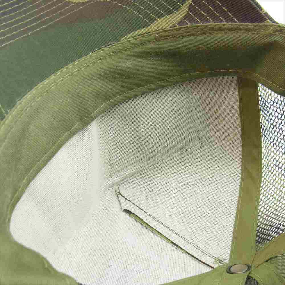 CHROME HEARTS クロムハーツ（原本無） TRUCKER CAP パッチ クロスボール カモ トラッカー キャップ カーキ系【中古】