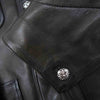 CHROME HEARTS クロムハーツ（原本無） クロスボタン レザー ジャケット ブラック系 M【中古】