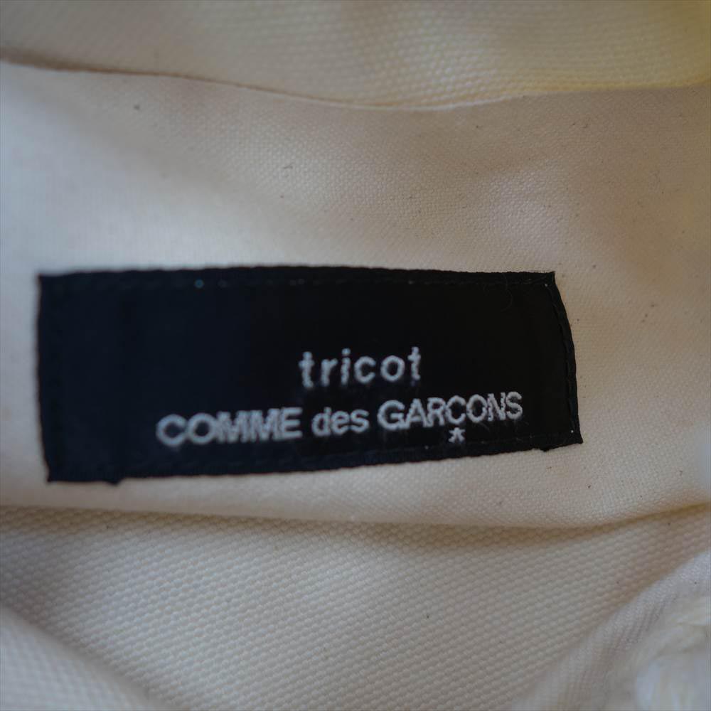 COMME des GARCONS コムデギャルソン tricot COMME DES GARCONS トリコ × TEMBEA テンベア 20AW BAGUETTE TOTE KNIT バゲット トート ニット バッグ ホワイト オフホワイト系 ライトブラウン系【中古】