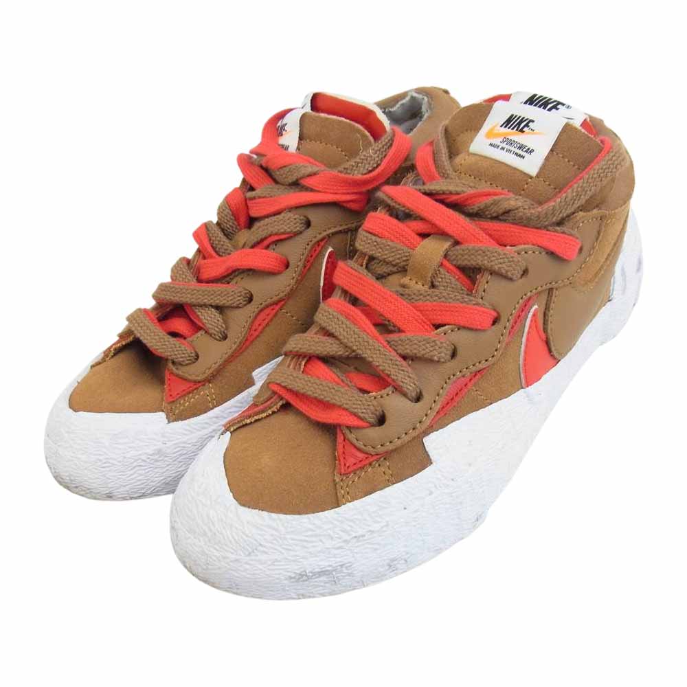 Sacai サカイ × SACAI サカイ DD1877-200 BLAZER LOW ブレザー ロー スニーカー ブラウン系 23.5cm【美品】【中古】