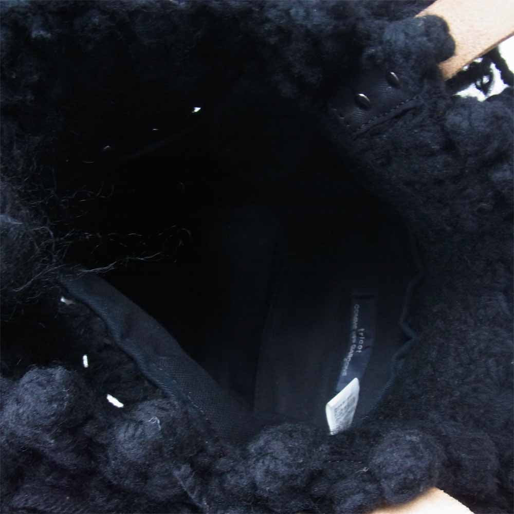 COMME des GARCONS コムデギャルソン 20AW tricot トリコ × TEMBEA テンベア BAGUETTE TOTE KNIT バゲット トート ニット バッグ ブラック系【中古】