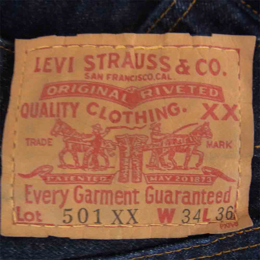 Levi's リーバイス 501 0003 98年 バレンシア製 復刻 501 XX  紙パッチ W34 デニム パンツ インディゴブルー系 34【中古】