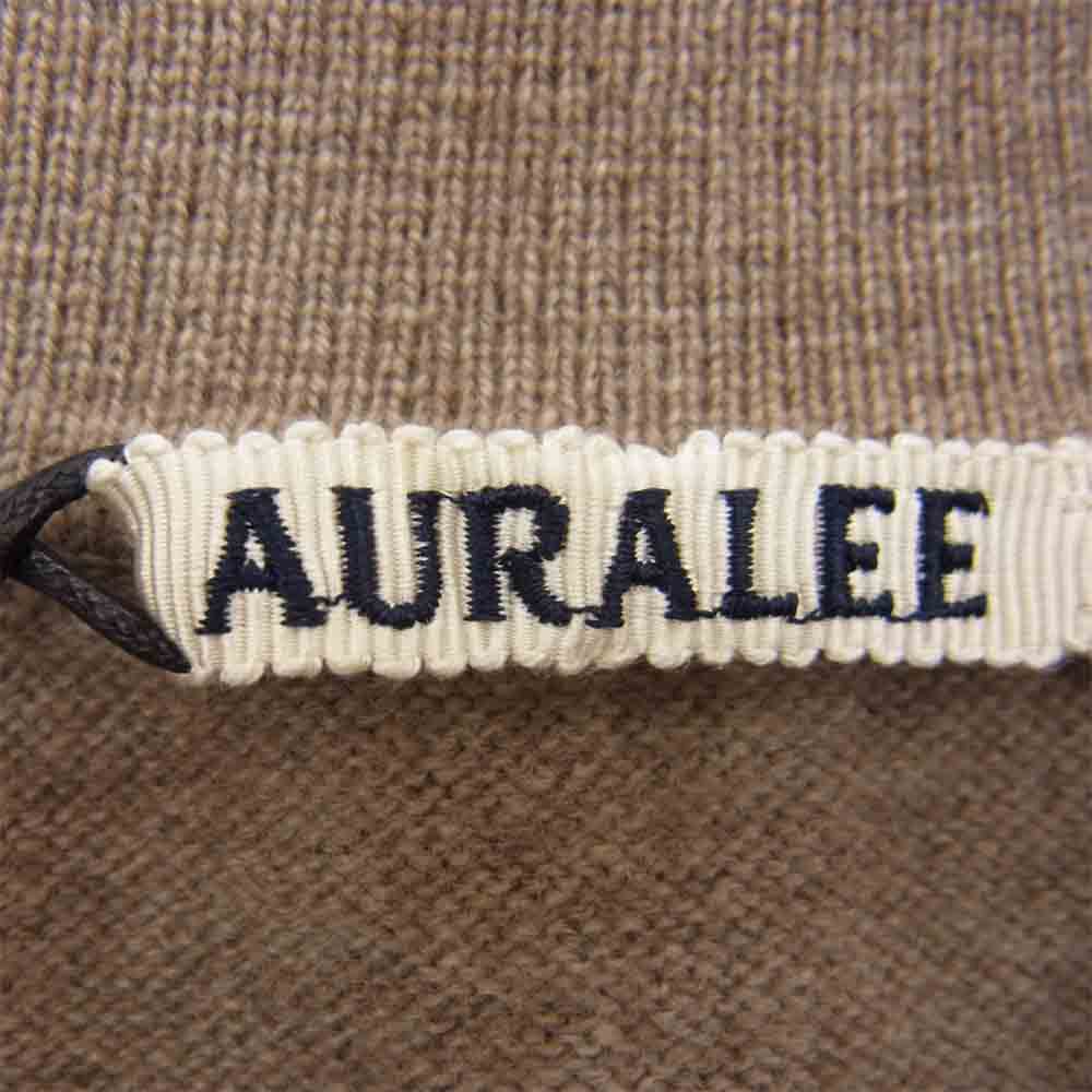 AURALEE オーラリー 21AW A21AP03BC BABY CASHMERE KNIT POLO ベビー