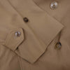 COMOLI コモリ 19SS P01-04005 WOOL GABARDINE DOUBLE BREASTED COAT ウールギャバ ダブルブレステッド コート ブラウン系 1【美品】【中古】