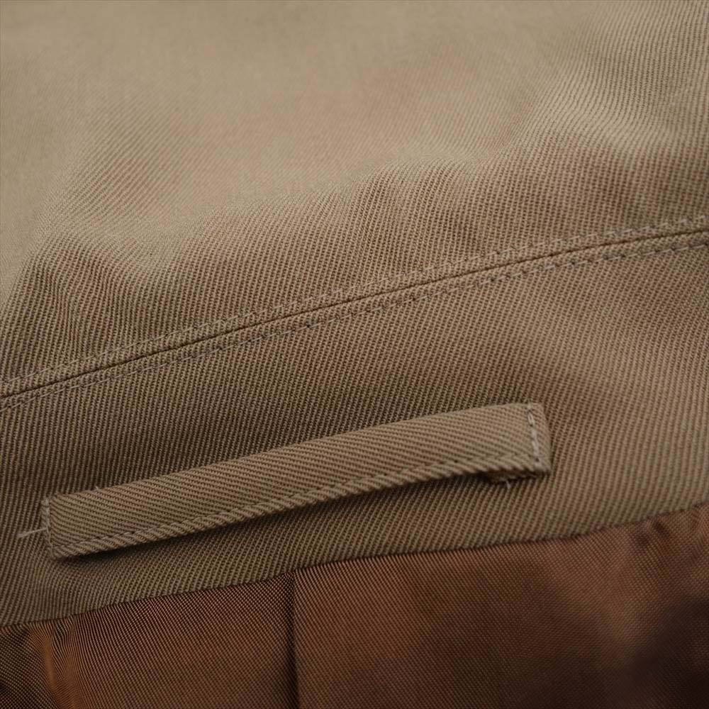 COMOLI コモリ 19SS P01-04005 WOOL GABARDINE DOUBLE BREASTED COAT ウールギャバ ダブルブレステッド コート ブラウン系 1【美品】【中古】