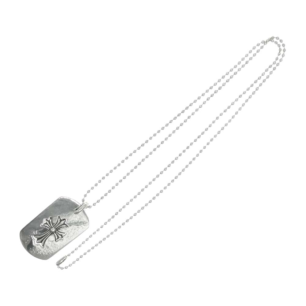 CHROME HEARTS クロムハーツ（原本無） カットアウト タイニー CHクロス ドッグタグ ラージ ペンダント シルバー系【中古】