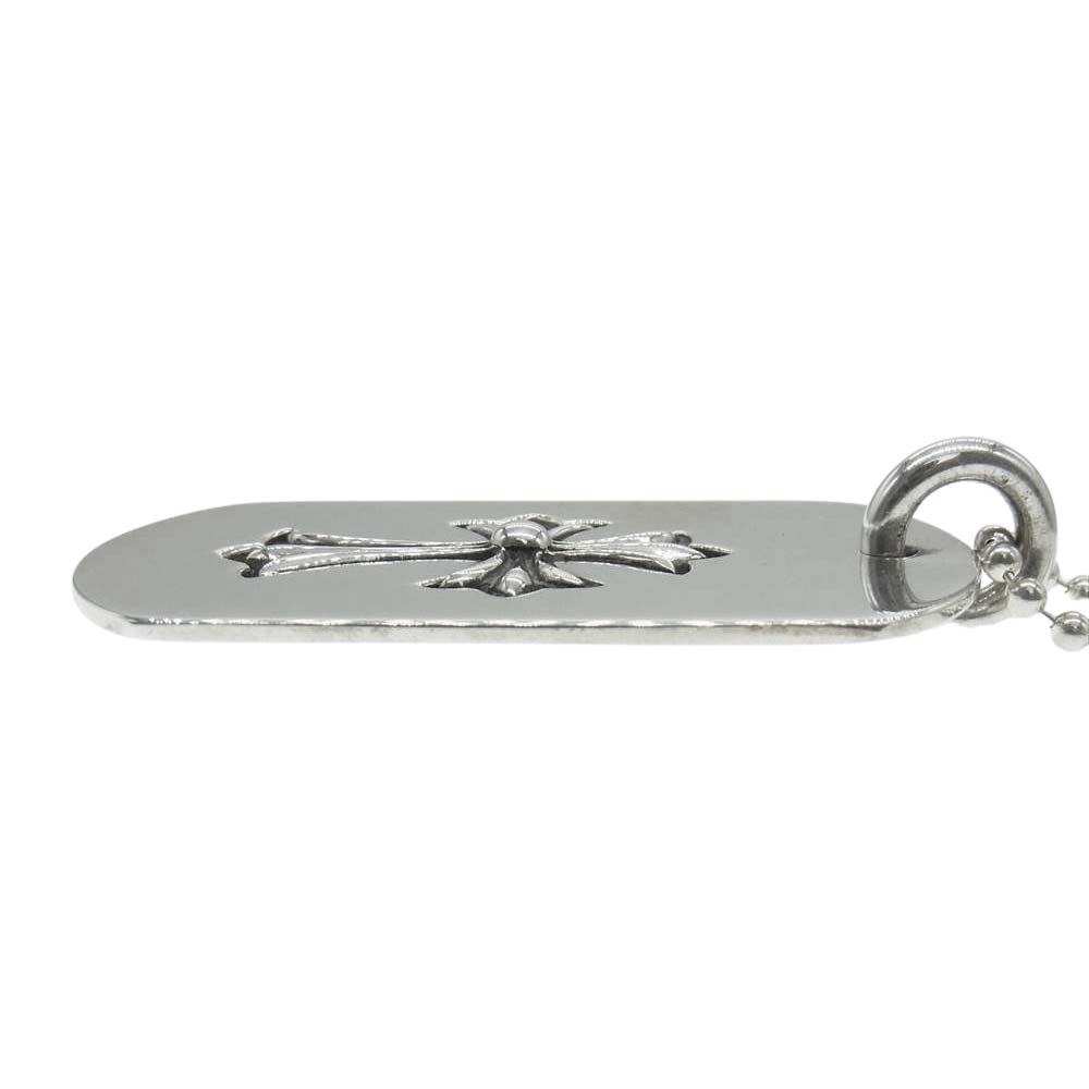 CHROME HEARTS クロムハーツ（原本無） カットアウト タイニー CHクロス ドッグタグ ラージ ペンダント シルバー系【中古】