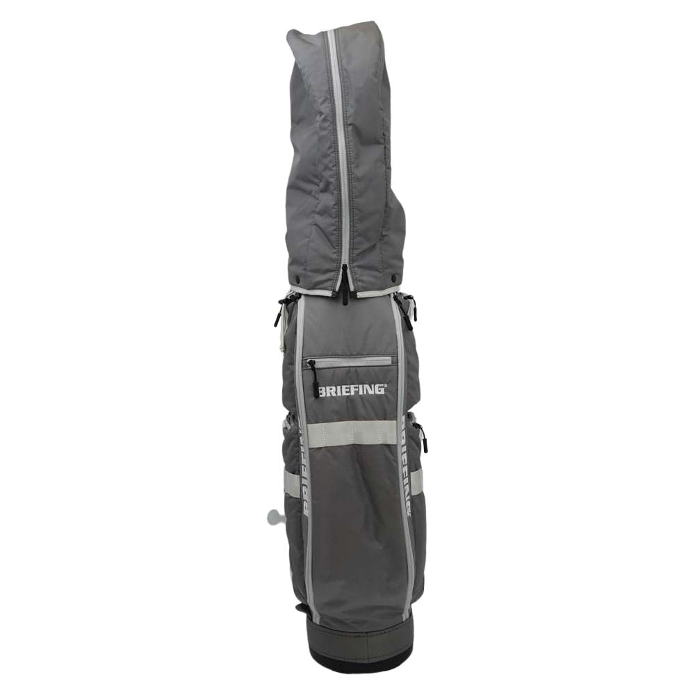 BRIEFING ブリーフィング BRG191D05 CR-6 テフロン加工 キャディバッグ ゴルフバッグ グレー グレー系【中古】