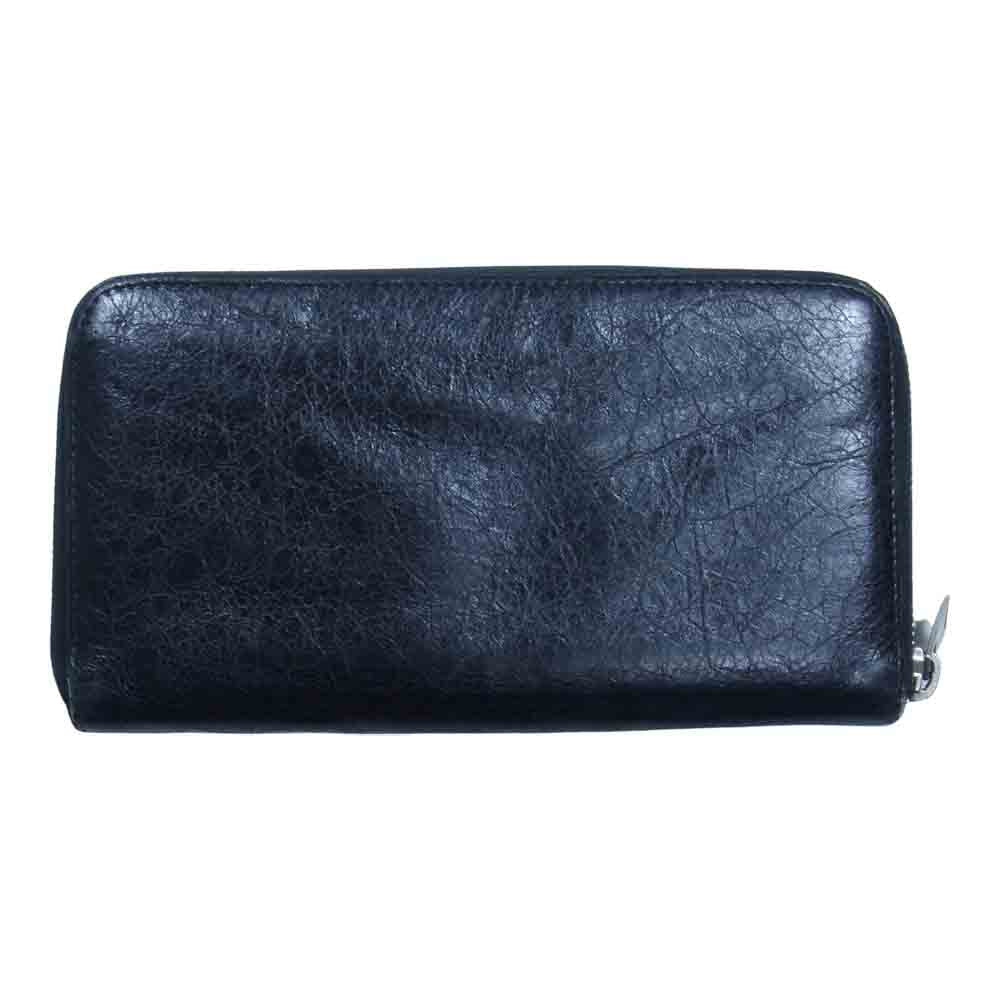 BALENCIAGA バレンシアガ 541996 1000 Z 555583 0 ラウンドファスナー 長財布 ブラック系【中古】