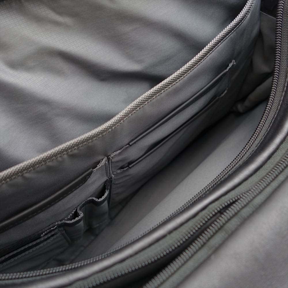TUMI トゥミ 117321-1041 Expandable Organizer Laptop Brief Alpha 3 アルファ エクスパンダブル オーガナイザー レザー ブリーフケース ビジネスバッグ ブラック系【中古】