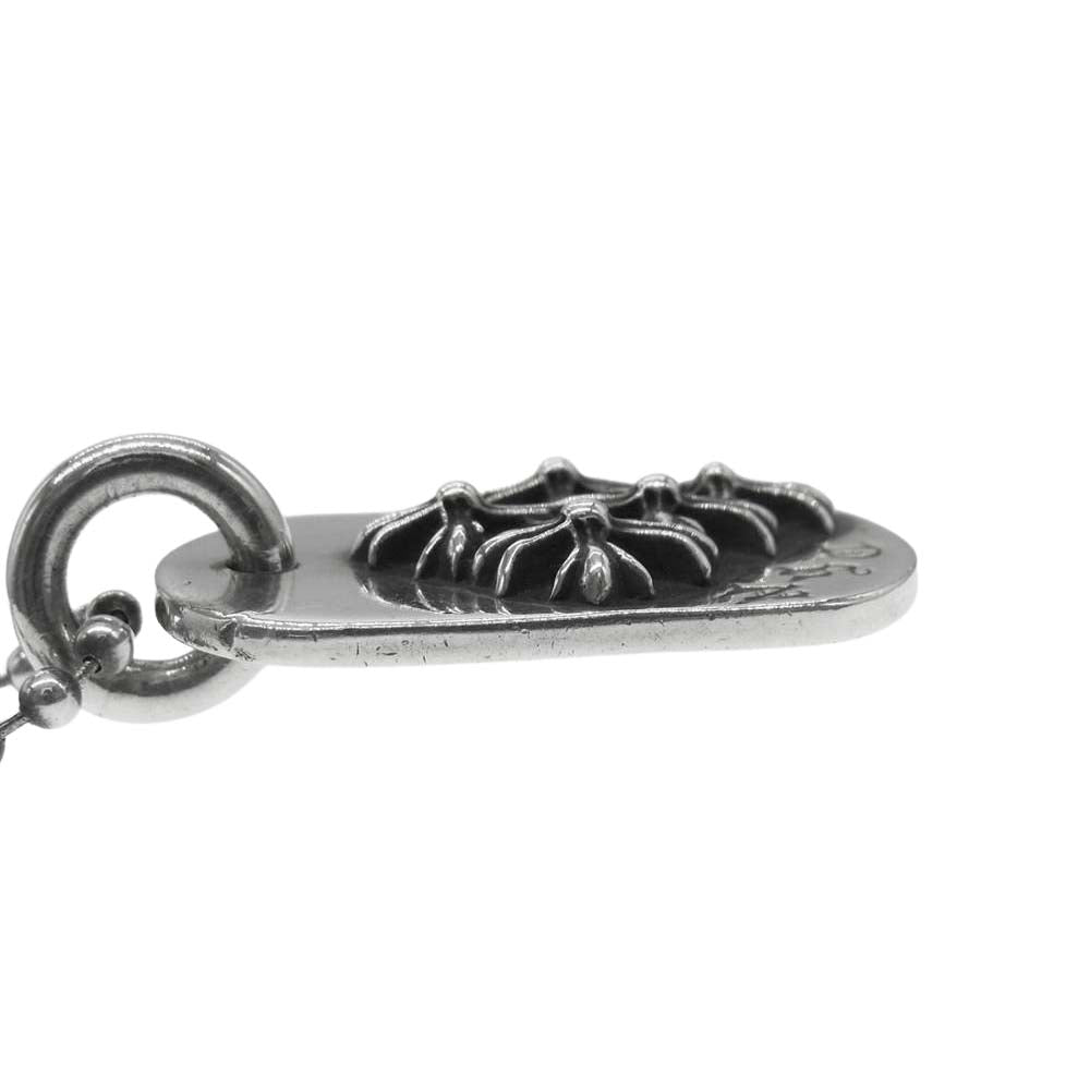 CHROME HEARTS クロムハーツ（原本無） ドッグタグ レイズド セメタリークロス ネックレス シルバー系【中古】