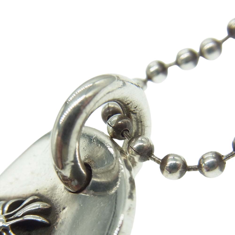 CHROME HEARTS クロムハーツ（原本無） ドッグタグ レイズド セメタリークロス ネックレス シルバー系【中古】