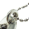 CHROME HEARTS クロムハーツ（原本無） ドッグタグ レイズド セメタリークロス ネックレス シルバー系【中古】