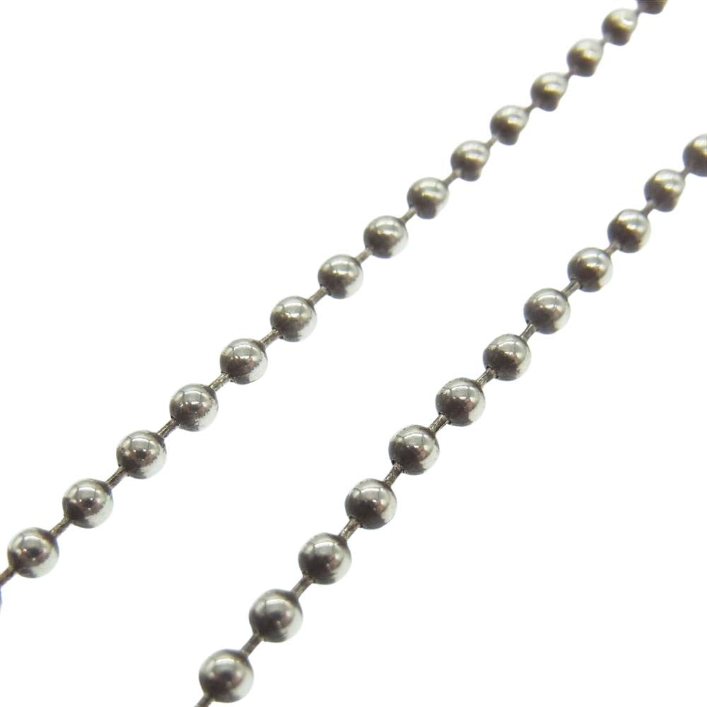 CHROME HEARTS クロムハーツ（原本無） ドッグタグ レイズド セメタリークロス ネックレス シルバー系【中古】