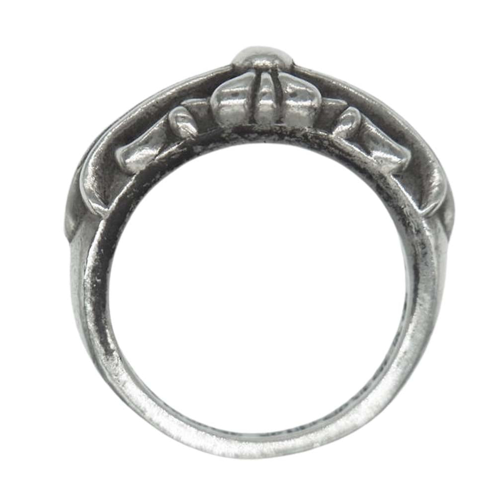 CHROME HEARTS クロムハーツ（原本無） BABY CLASSIC ベイビークラシック フローラルクロス リング シルバー系 8号【中古】