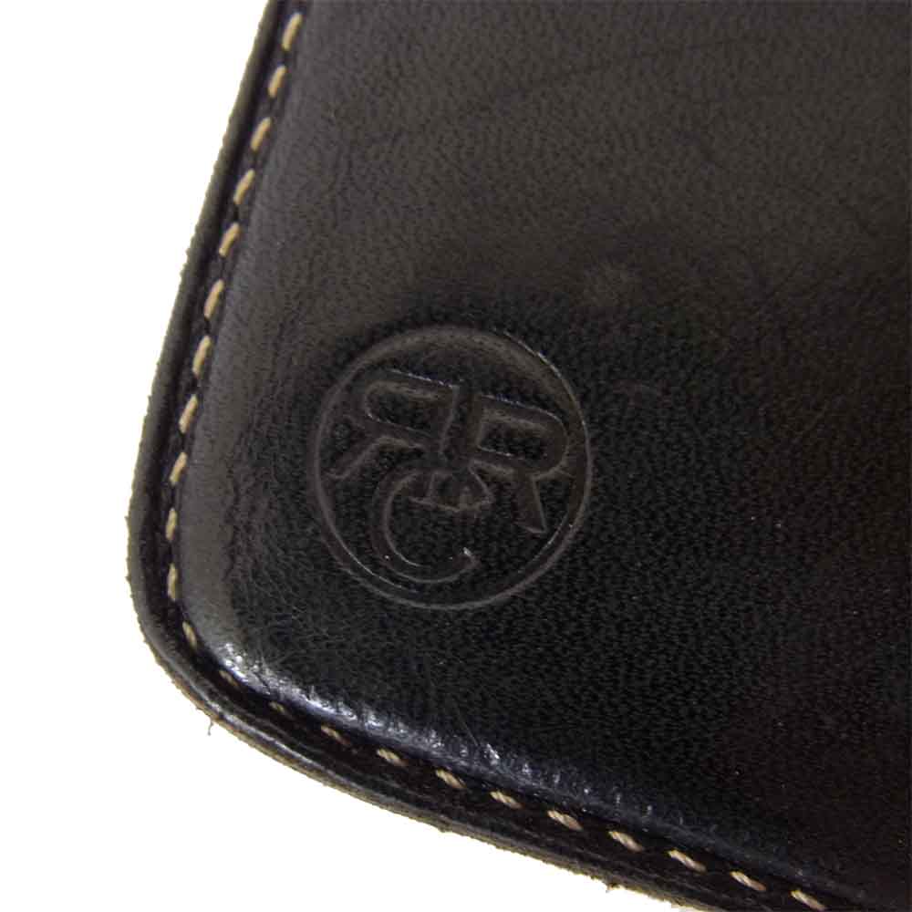 レッドムーン RRC 二つ折り レザー ショートウォレット 財布 ブラック系【中古】