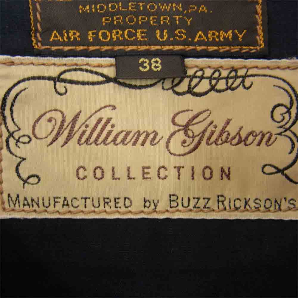 Buzz Rickson's バズリクソンズ BR80224 William Gibson Collection Black A-2 Long ウィリアム ギブソン ホースハイド フライト ジャケット ブラウン系 38【中古】