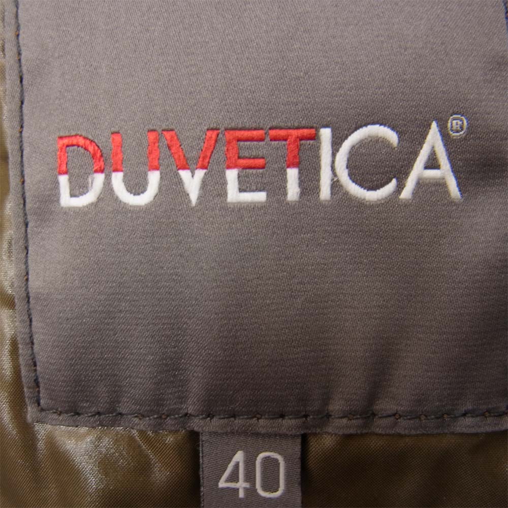 DUVETICA デュベティカ 32-D.1140.00/1035.R ACE フルジップ フード ダウンコート ブラック系 40【中古】