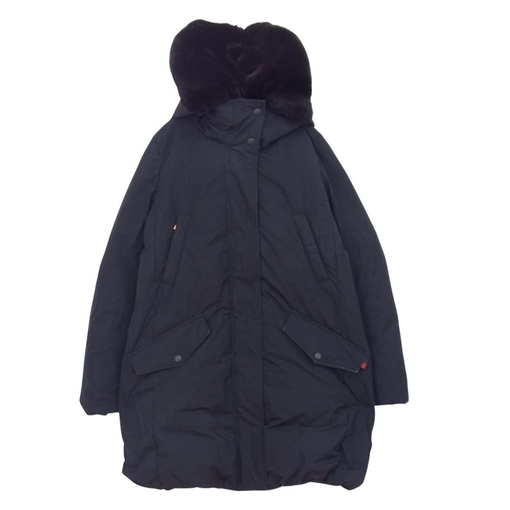 WOOLRICH ウールリッチ 19AW × SLOBE IENA 別注 WWCPS2871 COCOON コクーン ダウンコート ブラック系 XS【中古】