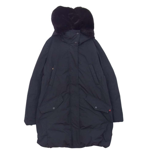 WOOLRICH ウールリッチ 19AW × SLOBE IENA 別注 WWCPS2871 COCOON コクーン ダウンコート ブラック系 XS【中古】
