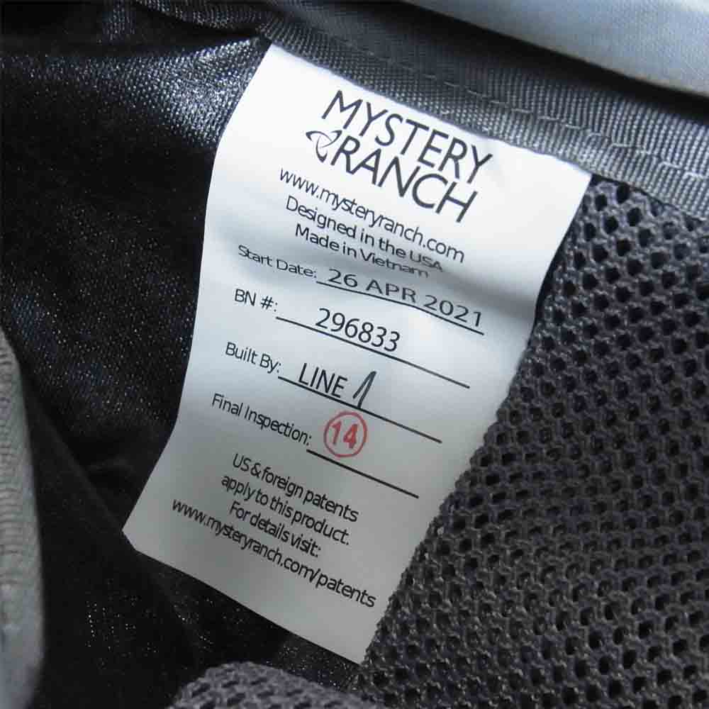 MYSTERY RANCH ミステリーランチ 2 Day Assault デイアサルト バックパック ブラック系【新古品】【未使用】【中古】